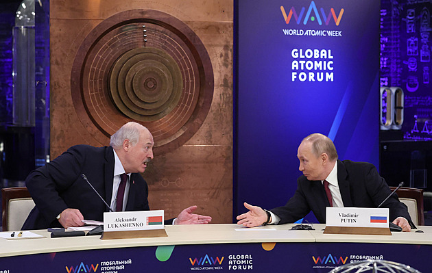 Lukašenko chce další jadernou elektrárnu a dodávat proud na okupovanou Ukrajinu