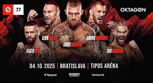 Velký večer MMA v Bratislavě. Vyhrajte vstupenky na Oktagon 77